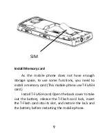 Предварительный просмотр 9 страницы Maxcom MM705 User Manual