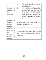 Предварительный просмотр 34 страницы Maxcom MM705 User Manual