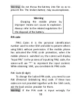 Предварительный просмотр 18 страницы Maxcom MM715BB User Manual