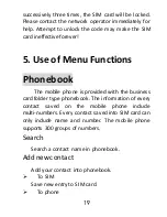 Предварительный просмотр 19 страницы Maxcom MM715BB User Manual