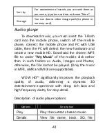 Предварительный просмотр 41 страницы Maxcom MM715BB User Manual