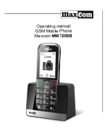 Предварительный просмотр 1 страницы Maxcom MM720BB Operating Manual