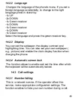 Предварительный просмотр 49 страницы Maxcom MM720BB Operating Manual