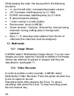 Предварительный просмотр 44 страницы Maxcom MM721 User Manual