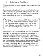 Preview for 21 page of Maxcom mm822 User Manual