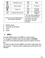 Preview for 23 page of Maxcom mm822 User Manual