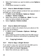 Preview for 26 page of Maxcom mm822 User Manual