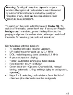 Preview for 47 page of Maxcom mm822 User Manual