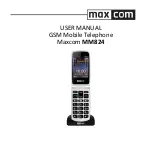 Preview for 1 page of Maxcom MM824 User Manual