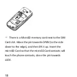 Предварительный просмотр 18 страницы Maxcom MM824 User Manual