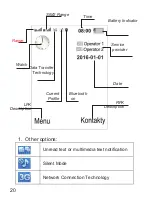 Предварительный просмотр 20 страницы Maxcom MM916 User Manual