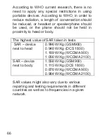 Предварительный просмотр 65 страницы Maxcom MM916 User Manual