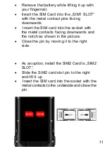 Предварительный просмотр 11 страницы Maxcom MM918 STRONG DualSIM User Manual