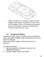 Preview for 13 page of Maxcom MM920 User Manual