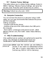 Preview for 53 page of Maxcom MM920 User Manual