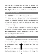 Preview for 8 page of Maxcom MS553 Basic User Manual