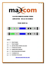 Предварительный просмотр 1 страницы Maxcom MX-A5100 Series User Manual