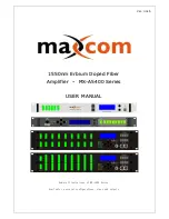 Предварительный просмотр 1 страницы Maxcom MX-A5400 Series User Manual