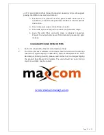 Предварительный просмотр 13 страницы Maxcom MX-A5400 Series User Manual