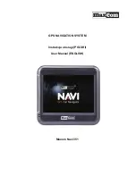 Preview for 1 page of Maxcom Navi 351 User Manual