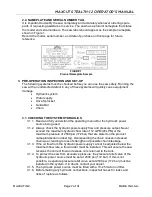 Preview for 7 page of Maxcut MCS-H-S12 Operator'S Manual