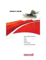 Preview for 1 page of Maxell 3590E 60GB Product Manual