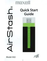 Maxell AirStash A02 Quick Start Manual preview