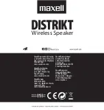 Предварительный просмотр 26 страницы Maxell BT-DISTRIKT Manual