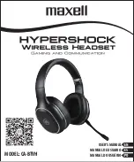 Maxell Hypershock CA-BTVH User Manual preview