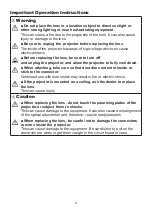 Preview for 4 page of Maxell LL-905 User Manual