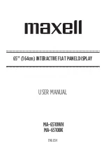 Maxell MA-6510BK User Manual preview