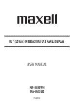 Maxell MA-8610BK User Manual preview