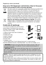 Предварительный просмотр 4 страницы Maxell MC-EW3051 User Manual