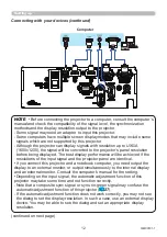 Preview for 12 page of Maxell MC-EW5001 User Manual