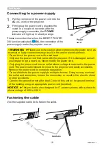 Preview for 16 page of Maxell MC-EW5001 User Manual