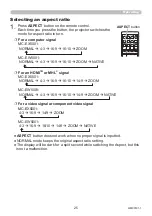 Preview for 25 page of Maxell MC-EW5001 User Manual