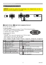 Preview for 4 page of Maxell MC-EX303E User Manual