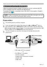 Preview for 12 page of Maxell MC-WU5501 Operating Manual