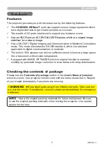 Preview for 3 page of Maxell MC-WU5506M User Manual