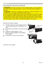 Preview for 16 page of Maxell MC-WU5506M User Manual