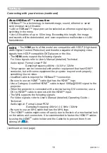 Preview for 18 page of Maxell MC-WU5506M User Manual