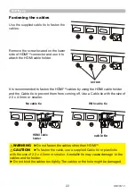 Preview for 22 page of Maxell MC-WU5506M User Manual