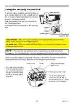 Preview for 24 page of Maxell MC-WU5506M User Manual