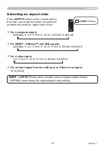 Preview for 33 page of Maxell MC-WU5506M User Manual