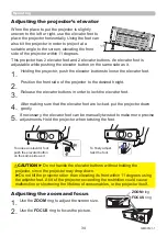 Preview for 34 page of Maxell MC-WU5506M User Manual