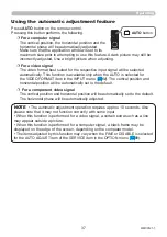 Preview for 37 page of Maxell MC-WU5506M User Manual