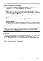 Preview for 40 page of Maxell MC-WU5506M User Manual