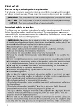 Preview for 2 page of Maxell MC-WU8451 User Manual