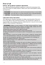 Preview for 2 page of Maxell MP-AW3001 User Manual