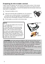 Preview for 10 page of Maxell MP-AW3001 User Manual